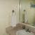 The guest half bath